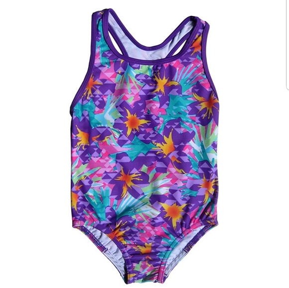 Speedo Other - Speedo girls jungle floral one piece swimsuit
